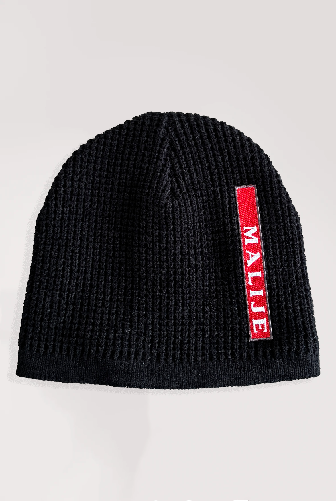 Stripe Waffle Knit Beanie