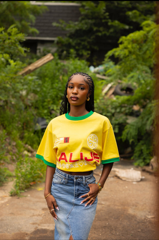 Adinkra Tee (Yellow)
